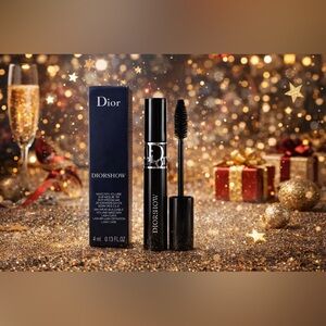 Dior Diorshow Black Mascara 4ml Mini Travel Sz 24H Buildable Volume NEW Design